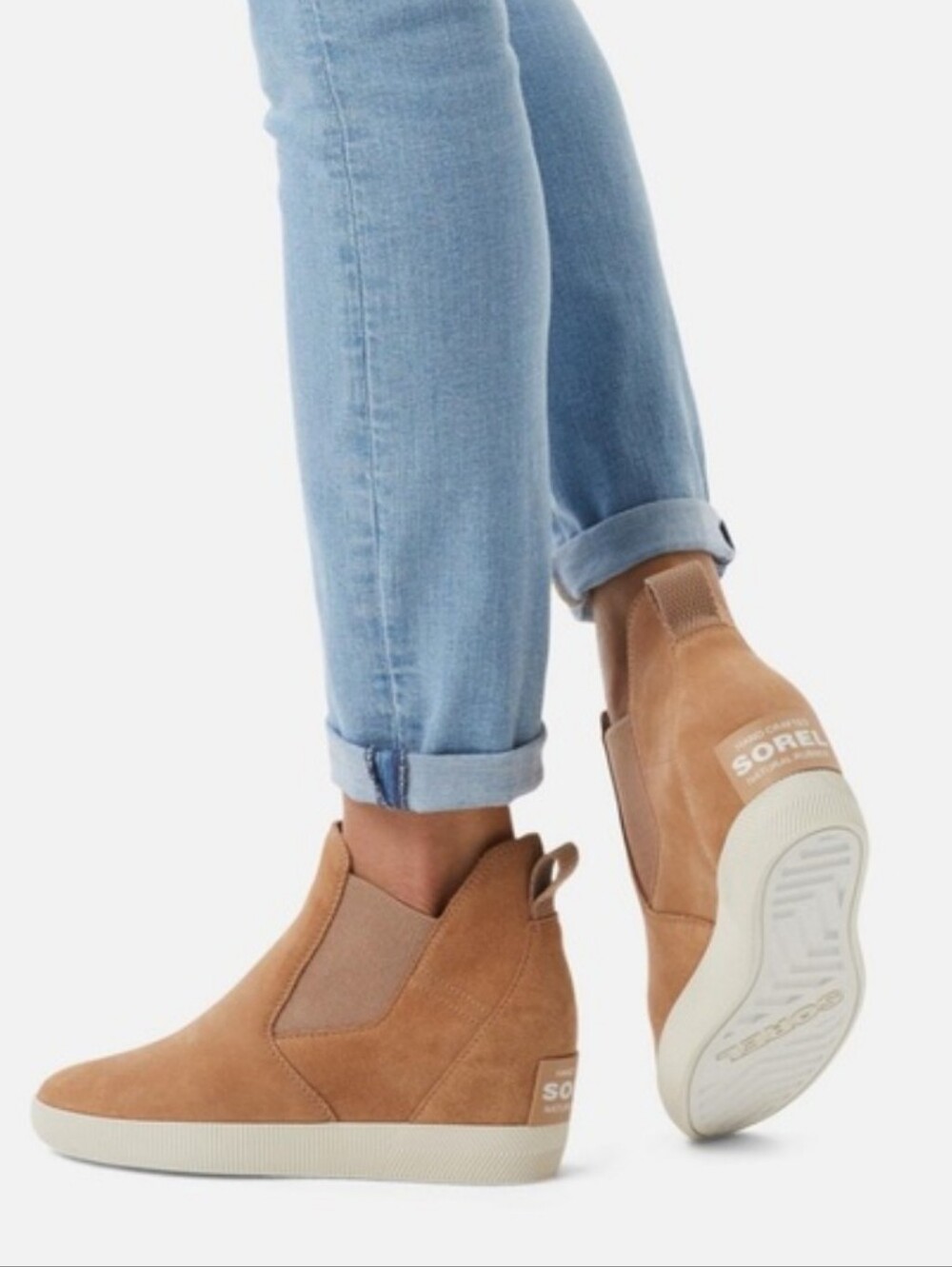 SOREL Out N About Slip On Wedge Ankle Boot Size 7